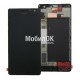 Дисплей для Nokia 730/735 Lumia (RM-1040) черный, с тачскрином и рамкой