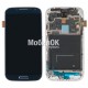 Дисплей для Samsung I9500 Galaxy S4 голубой, полная сборка, оригинал (GH97-14630C)