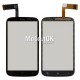 Сенсорный экран для HTC T328e Desire X черный