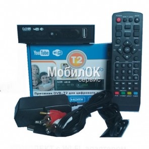 ТВ-ресивер (тюнер) DVB-T2 Terrestrial для цифрового телевидения