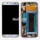 Дисплей для Samsung G935 Galaxy S7 EDGE серебро, оригинал (GH97-18533B)