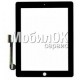 Сенсорный экран для Apple iPad 3/iPad 4 черный, с кнопкой Home, проклеенный (A1403/A1416/A1430/A1458