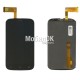 Дисплей для HTC T328w Desire V черный, с тачскрином