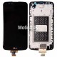 Дисплей для LG K10 K410/K10 K420N/K10 K430DS/K10 K430DSF черный, с тачскрином и рамкой (c микр)