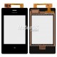 Сенсорный экран для Nokia 503 Asha Dual Sim черный