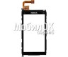 Сенсорный экран для Nokia X6-00 черный с рамкой