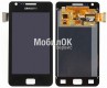 Дисплей для Samsung I9100 Galaxy S2 черный с тачскрином, Change Glass