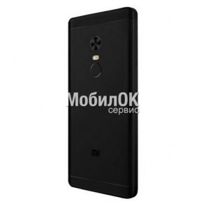 Задняя крышка для Xiaomi Redmi Note 4X черная (MediaTek)