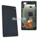 Дисплей для Sony D5503 Xperia Z1 Compact черный, с тачскрином и рамкой