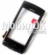 Сенсорный экран для Nokia 500 чёрный, с передней панелью