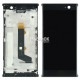 Дисплей для Sony H4113/H4133/H3113/H3123/H3133 Xperia XA2 черный, с тачскрином и рамкой