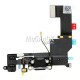 Шлейф для Apple iPhone 5S белый, коннектора зарядки, коннектора наушников, с микрофоном