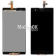 Дисплей для Sony D5303/D5306/D5322 Xperia T2 Ultra черный, с тачскрином