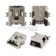 Коннектор зарядки универсальный (5 pin), mini USB тип-B, тип 2