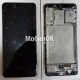 Дисплей для Samsung A315F Galaxy A31 черный, с рамкой, оригинал (GH82-22761A)