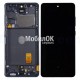 Дисплей для Samsung G780F/G781B Galaxy S20 FE Cloud Navy в сборе с рамкой, оригинал (GH82-24219A)