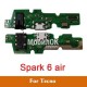 Шлейф для Tecno Spark 6 Air/Infinix Hot 9 Play/10 Play/11 Play коннектора зарядки, микрофона