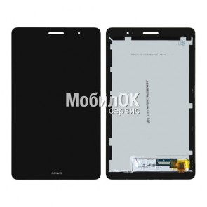 Дисплей для Huawei MediaPad T3 8.0 (KOB-L09) черный, с тачскрином и рамкой China Original