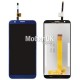 Дисплей для Doogee X55 синий, с тачскрином