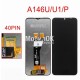 Дисплей для Samsung A146P/A146U Galaxy A14 5G черный, оригинал (GH81-23640A) 40pin