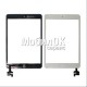 Сенсорный экран для Apple iPad Mini/Mini 2 белый, со шлейфом, микросхемами и кнопкой меню (A1432)