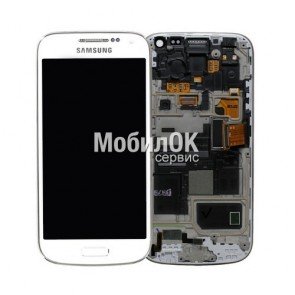 Дисплей для Samsung I9190/I9192/I9195 Galaxy S4 mini белый, оригинал (GH97-14766B)