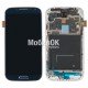 Дисплей для Samsung I9500 Galaxy S4 голубой, полная сборка, оригинал (GH97-14630C)