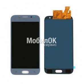 Дисплей для Samsung J530F Galaxy J5 (2017) голубой, с тачскрином (In-Cell)