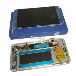 Дисплей для Samsung G935 Galaxy S7 EDGE Coral Blue, оригинал (GH97-18533G)