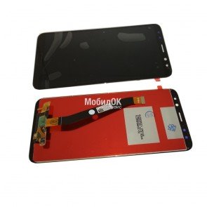 Дисплей для Huawei Mate 10 Lite черный (RNE-L01, RNE-L21), с тачскрином (COG)