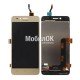 Дисплей для Huawei Y3 II золотистый, с тачскрином (версия 3G) - LUA-U03/U23/L03/L13/L23