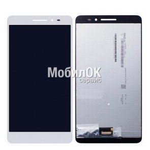 Дисплей для Lenovo Phab Plus PB1-770M LTE белый, с тачскрином (P068HFB)