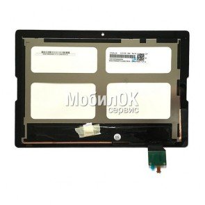 Дисплей для Lenovo IdeaTab A10-70 (A7600) (BP101WX1-210) черный, с тачскрином