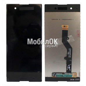 Дисплей для Sony G3412 Xperia XA1 Plus Dual черный, с тачскрином
