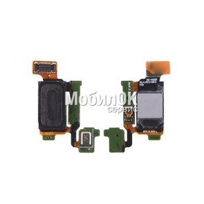 Шлейф для Samsung G920F Galaxy S6 динамика, c датчиком приближения и микрофоном, оригинал разборка