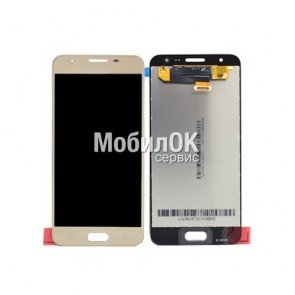 Дисплей для Samsung G570 Galaxy On5 (2016)/G570F Galaxy J5 Prime золотой, оригинал (GH96-10324A)