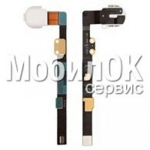 Шлейф для Apple iPad Mini коннектора наушников, белый