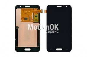 Дисплей для Samsung J120F Galaxy J1 (2016) черный, с тачскрином China Original (oled)