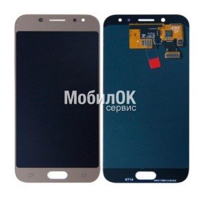 Дисплей для Samsung J530F Galaxy J5 (2017) золотистый, с тачскрином China Original (oled)