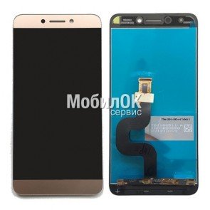 Дисплей для LeEco Le 2 (LeTV) X520/X525/X620 золотистый, с тачскрином