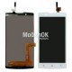 Дисплей для Lenovo A2010 белый, с тачскрином