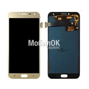 Дисплей для Samsung J400F Galaxy J4 (2018) золотистый, с тачскрином (In-Cell)