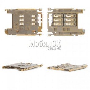 SIM коннектор для Nokia 200 Asha/201 Asha/302 Asha