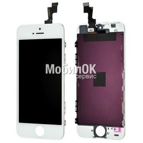 Дисплей для Apple iPhone 5S белый China Original