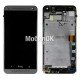 Дисплей для HTC One 801e/801n черный, с тачскрином и рамкой