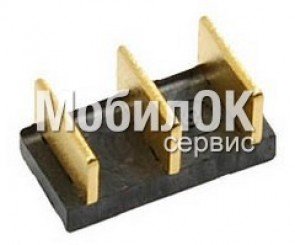 Коннектор батареи для Nokia Asha 200/Asha 300/Asha 302/N900/7370/E66/N82/N85/N86 оригинал (5469521)