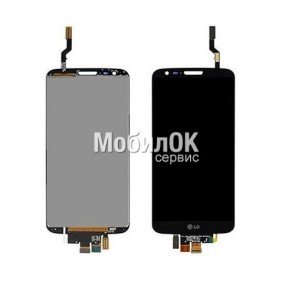 Дисплей для LG G2 D802/LG G2 D805 черный (20 pin), с тачскрином