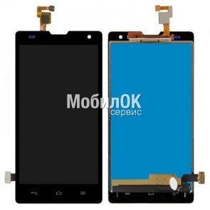 Дисплей для Huawei Honor 3C (H30-U10) черный, с тачскрином