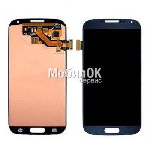 Дисплей для Samsung I9500/I9505 Galaxy S4 синий, с тачскрином China Original (oled)
