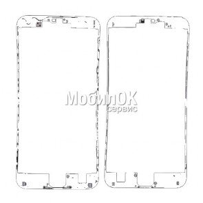 Рамка дисплея для Apple iPhone 6S Plus белая